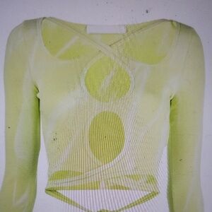 Dion Lee cut-out detail long-sleeve top